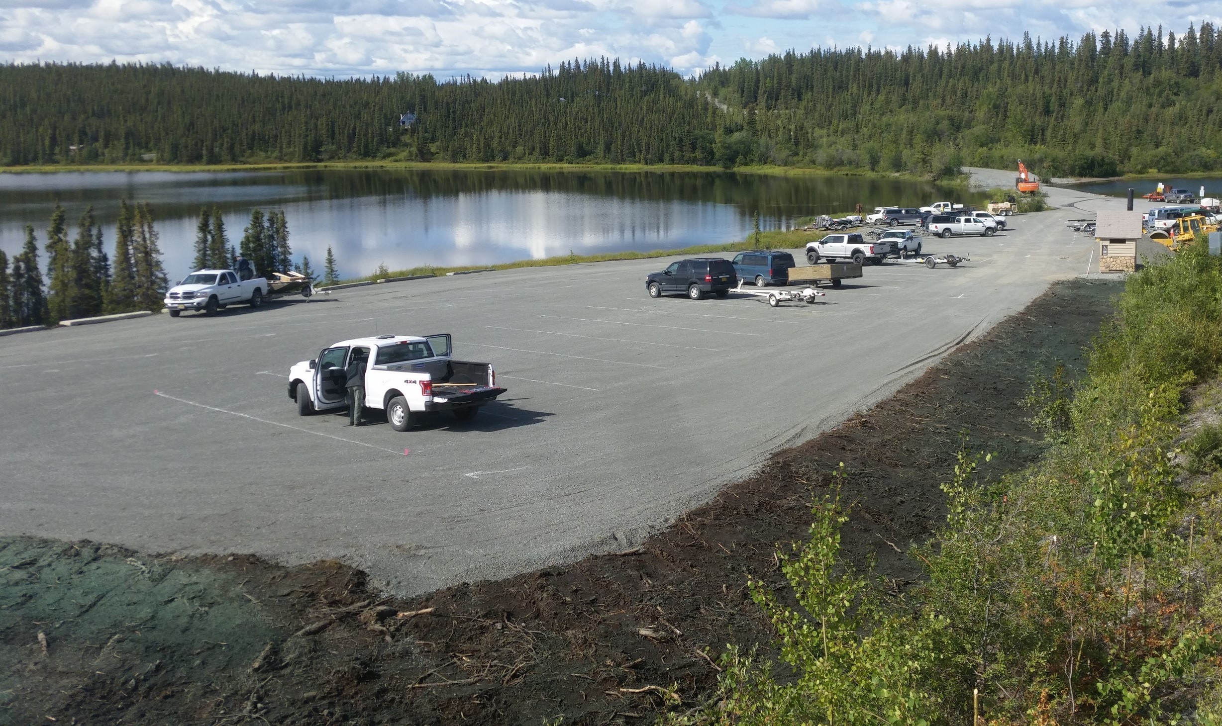 Lake Louise Parking Lot