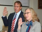 Ewing & Bettine Swearing in.