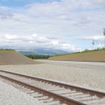 Working siding near Houston on segment 6 of Port MacKenzie Rail.