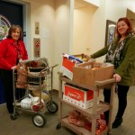 Administration donated 3 turkey meals with Mary Miller and Rachael Richardson delivering.