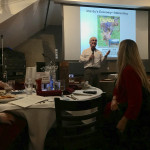 Neal Fried, Economist, talking on Mat-Su's monster advantage in housing costs. Photo by Patty Sullivan/Mat-Su Borough Public Affairs.